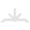 Ekena Millwork Vanguard Architectural Grade PVC Gable Bracket, 84"W x 42"H x 6"D x 6"F, 12/12 Pitch GBP084X42X0606VAN00 - alternate 5